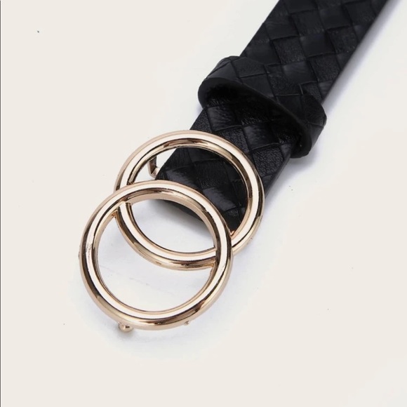 New| Peace By Piece| Minimalist Chic Double Loop Belt - Picture 5 of 16